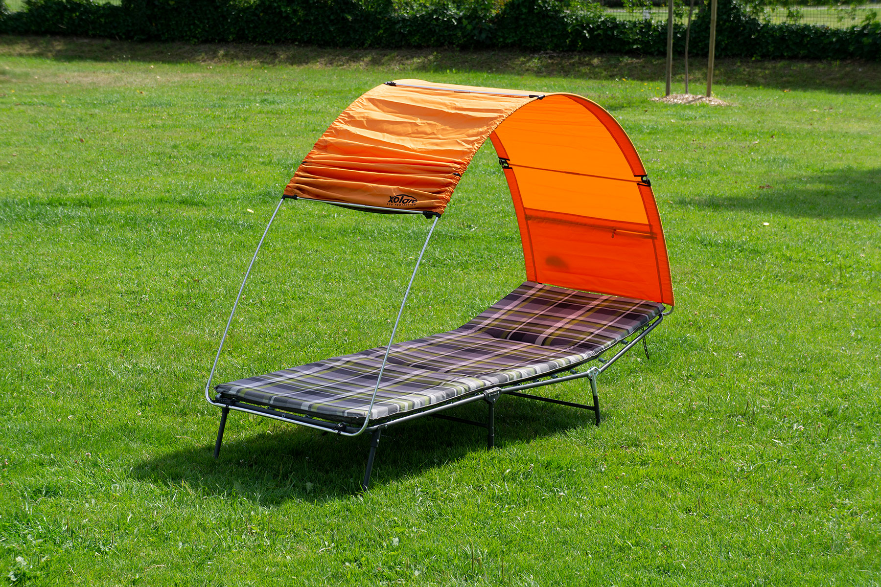 xolaro1 sun, wind and privacy screen with side section and DUO holder 180°